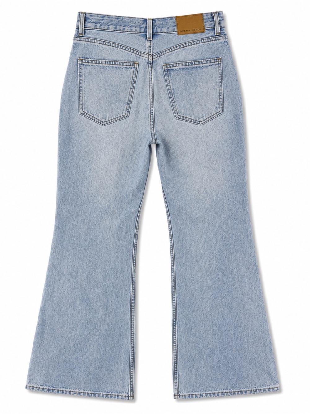 Aritzia Denim Forum The Marlene ’60s High Rise Flare Jeans Light Wash Size 26 - Picture 4 of 13